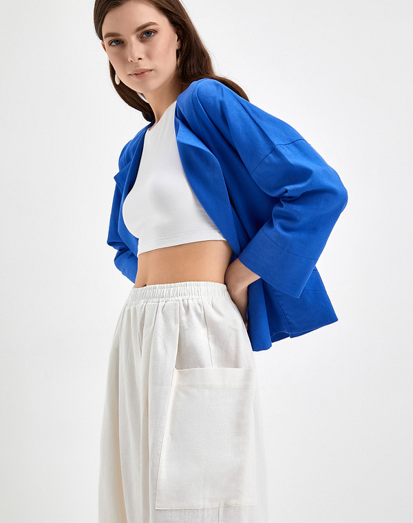 790-3115-2703 Жакет женский синий, Mascotte