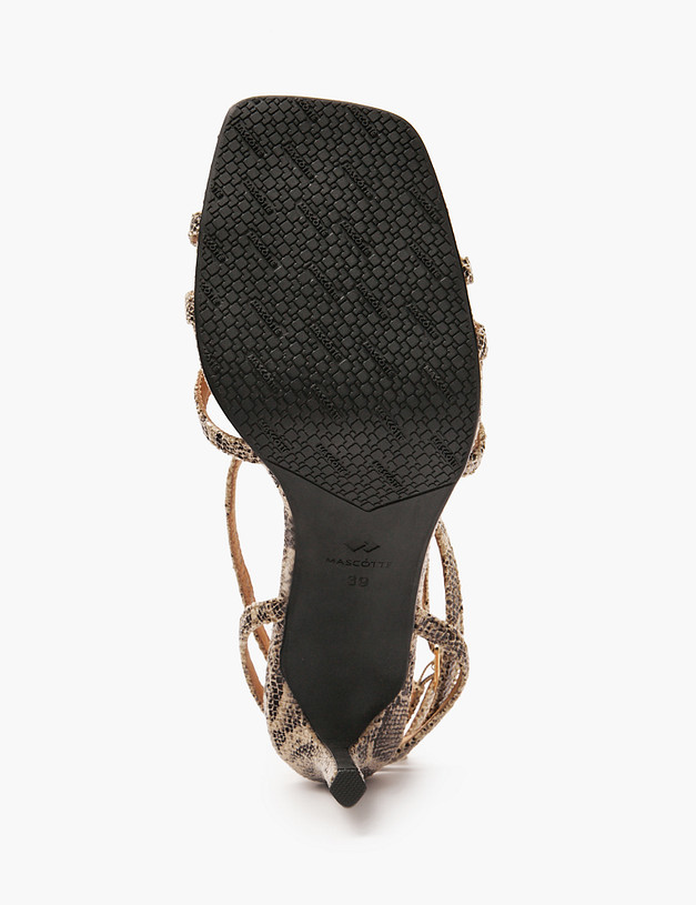 Женские босоножки со змеиным принтом MASCOTTE 126-511813-5503M | ракурс 8