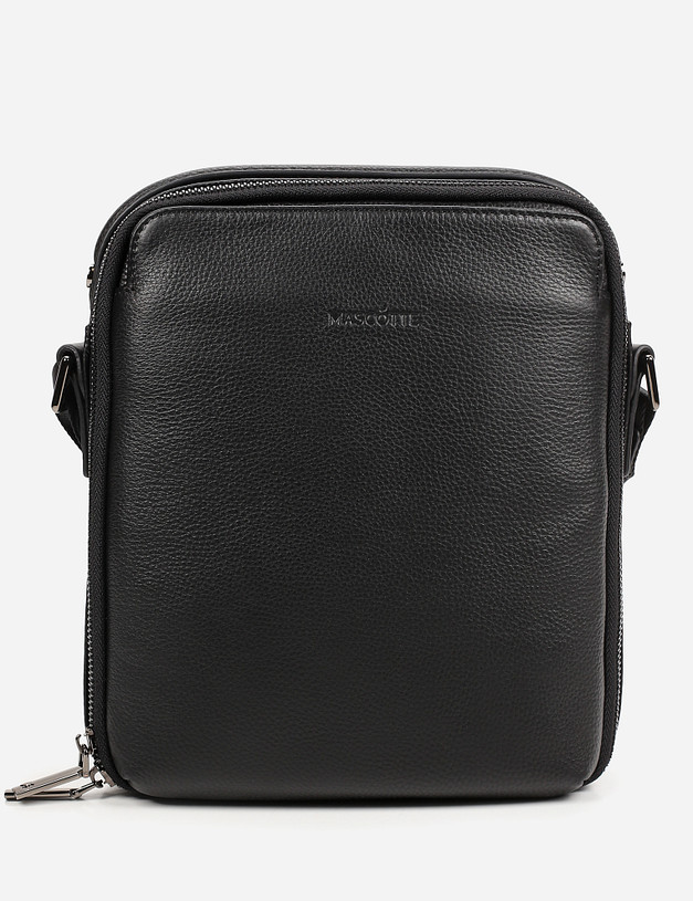 Черная мужская сумка MASCOTTE 658-0216-102 | ракурс 2