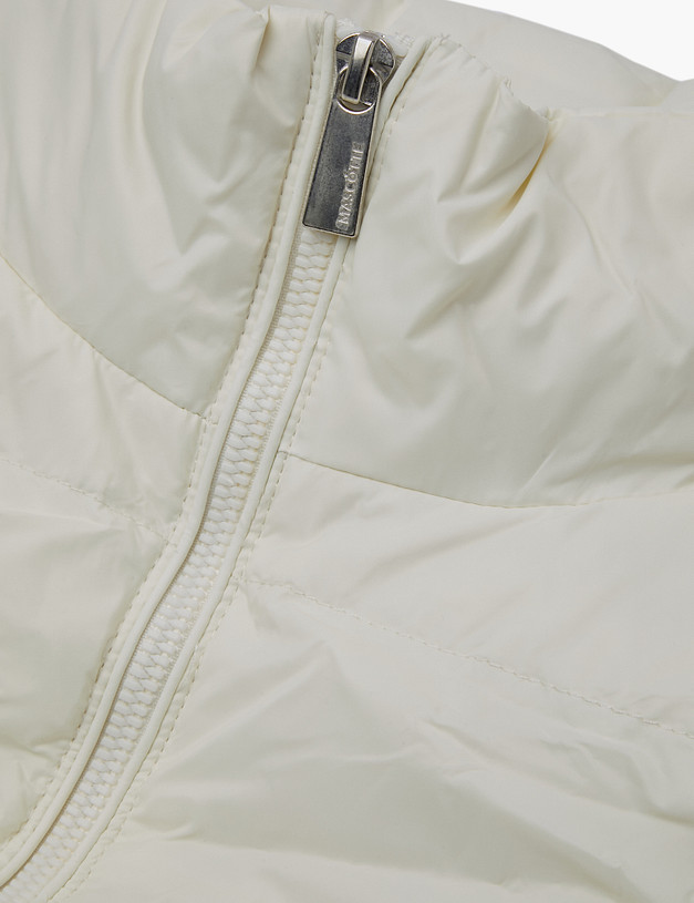 Белый женский жилет MASCOTTE 234-3320-2401 | ракурс 8 Белый женский жилет MASCOTTE 234-3320-2401 | ракурс 8