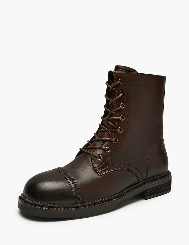 Коричневые женские ботинки MASCOTTE 58-526521-0109 | ракурс 2