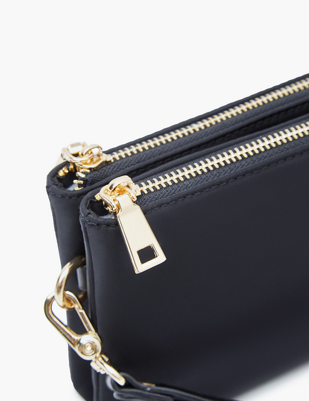 Черный текстильный женский кошелек MASCOTTE 602-3264-202 | ракурс 5