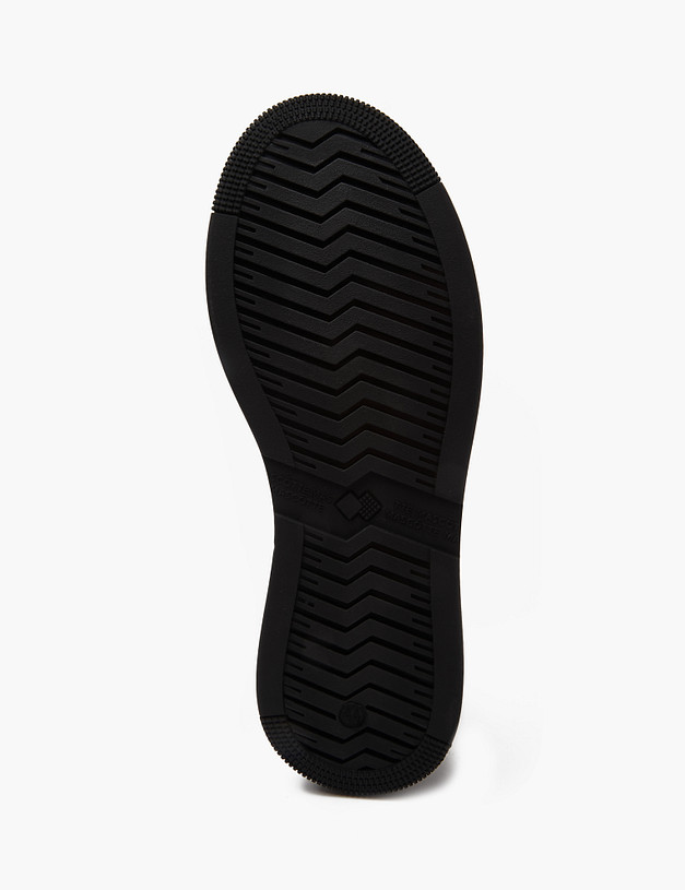 Черные мужские кеды из натуральной кожи MASCOTTE 22-4111811-0102 | ракурс 5