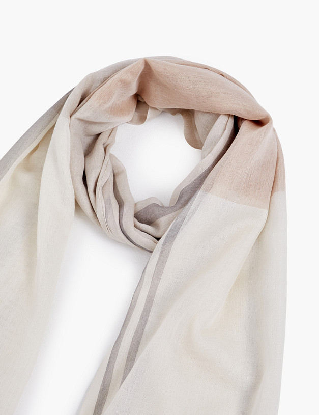 Бежевый женский шарф MASCOTTE 766-5116-2609 | ракурс 3