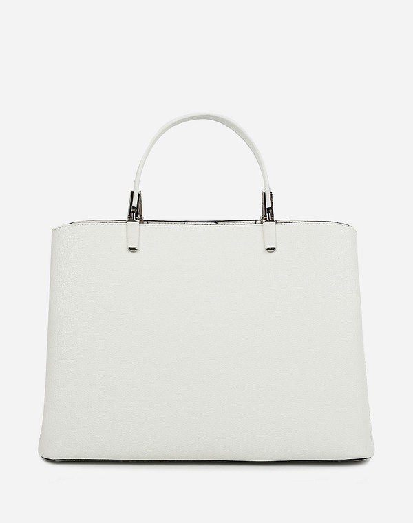 660-0113-1001 Сумка женская кож.спилок/текстиль бел, M, Mascotte