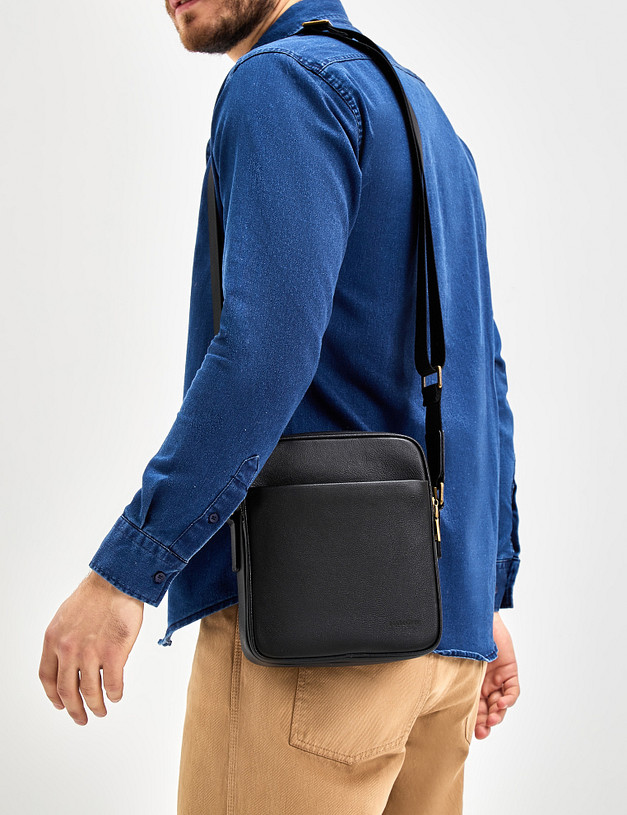 Черная мужская сумка-планшет MASCOTTE 604-1210-102 | ракурс 1