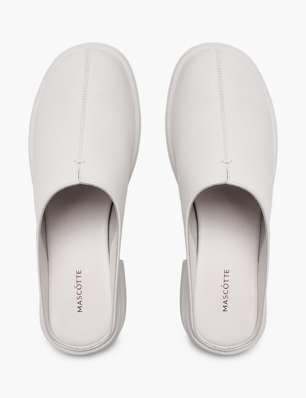 Белые женские сабо MASCOTTE 78-511011-1001M | ракурс 4