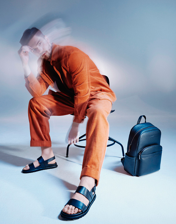 128-413061-0102 Туфли летние мужские нат.кожа/и.кожа черн, Mascotte