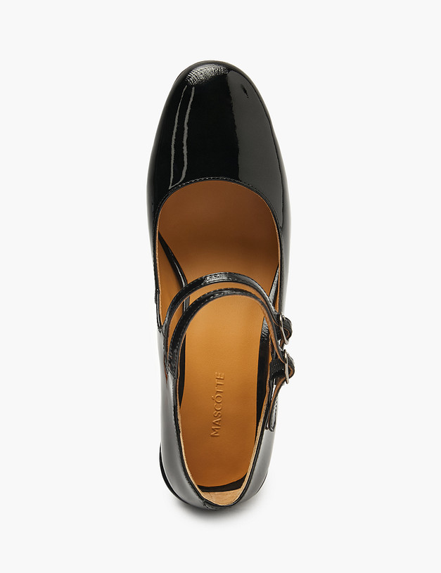 Черные женские туфли Мэри Джейн MASCOTTE 126-525411-3701M | ракурс 4