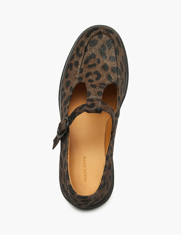 Коричневые женские туфли Мэри Джейн MASCOTTE 126-521511-0109 | ракурс 5