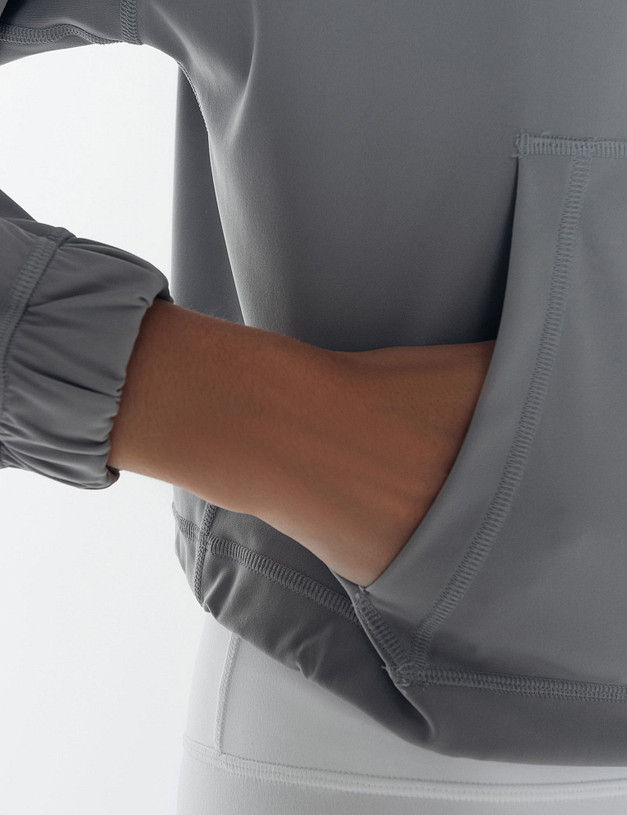 Серая спортивная олимпийка MASCOTTE 234-3189-2410 | ракурс 3 Серая спортивная олимпийка MASCOTTE 234-3189-2410 | ракурс 3