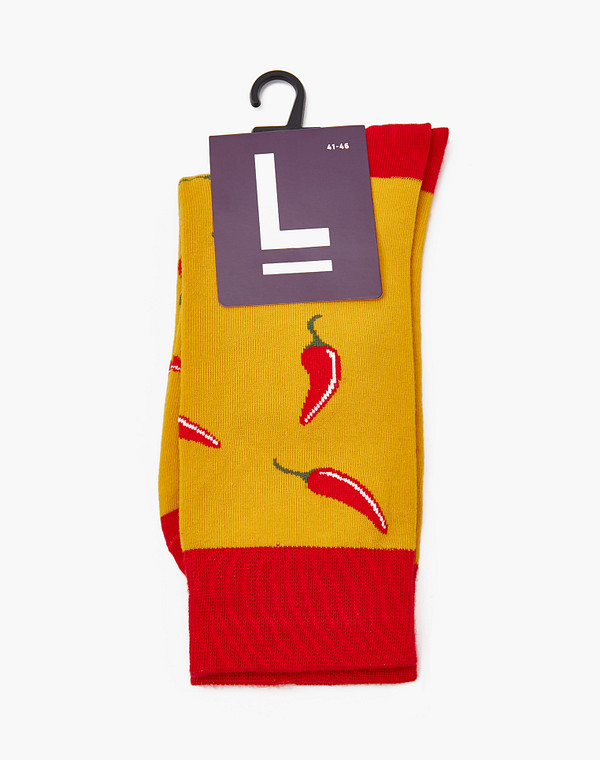 764-3221-2618 Носки м/ж желт, Mascotte Lite