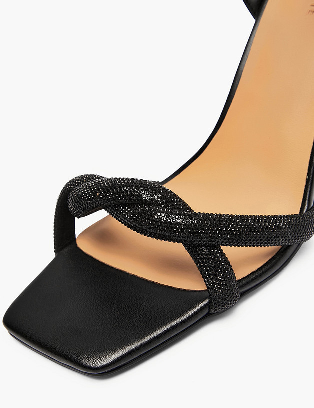 Черные женские босоножки MASCOTTE 126-610711-3100M | ракурс 6