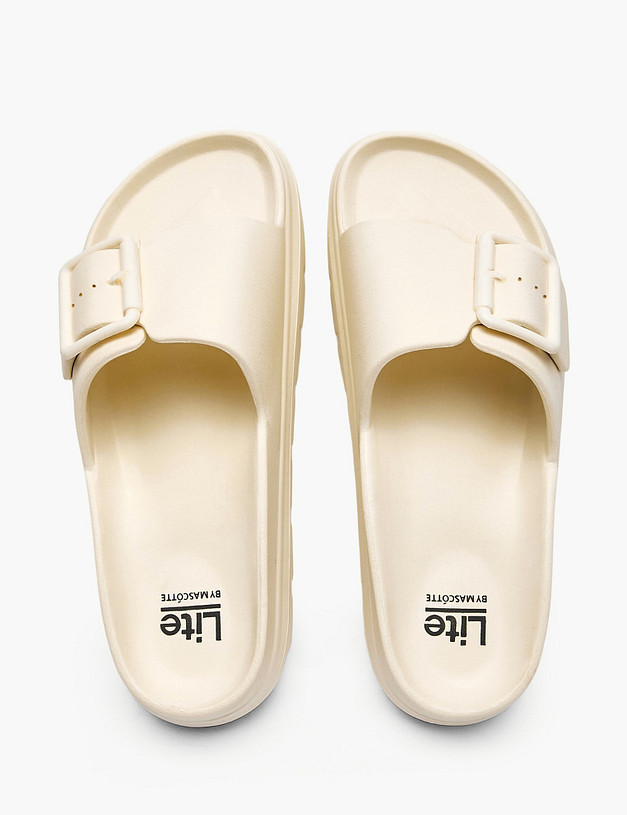 Молочные женские сабо MASCOTTE 151-610191-7201 | ракурс 4