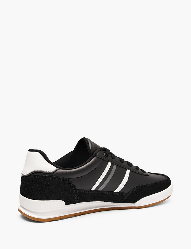 Черные мужские кеды MASCOTTE 64-610121-0602 | ракурс 3