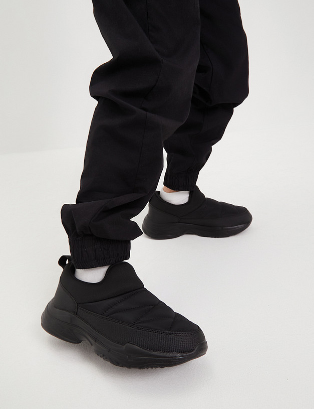 Черные детские кроссовки MASCOTTE 64-413521-0202 | ракурс 1