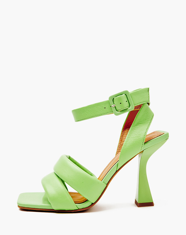 233-415211-7519M Туфли летние женские нат.кожа/нат.кожа зелен, Mascotte