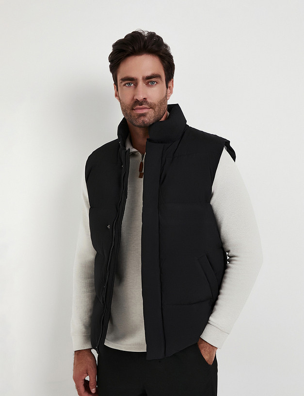 Черный мужской жилет MASCOTTE 834-5207-2402 | ракурс 1