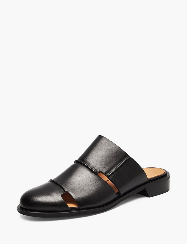 Черные женские сабо MASCOTTE 126-615411-7101M | ракурс 2