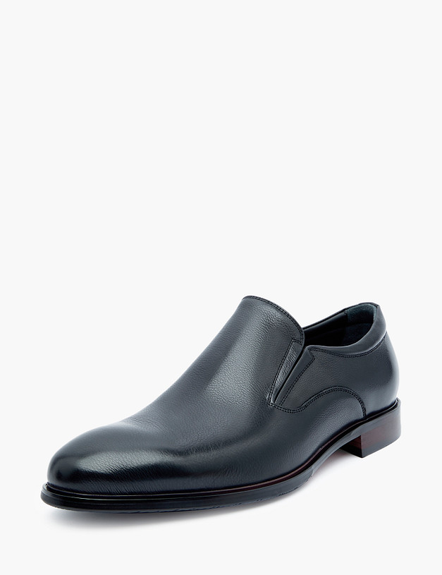 Черные мужские туфли из натуральной кожи MASCOTTE 175-311011-0102 | ракурс 3