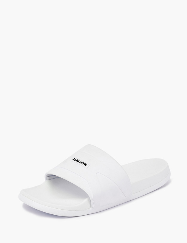 Белые женские слайдеры MASCOTTE 151-210493-7101 | ракурс 2
