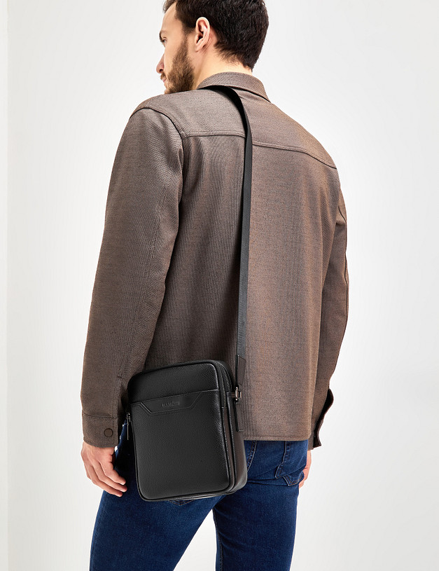 Черная мужская сумка-планшет MASCOTTE 604-3111-102 | ракурс 1