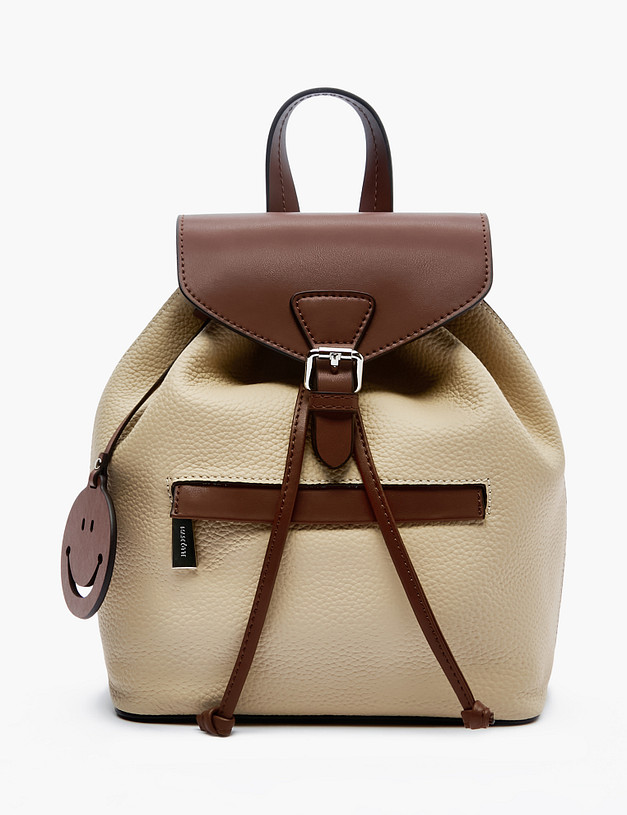 Бежевый женский рюкзак MASCOTTE 669-2203-108 | ракурс 2