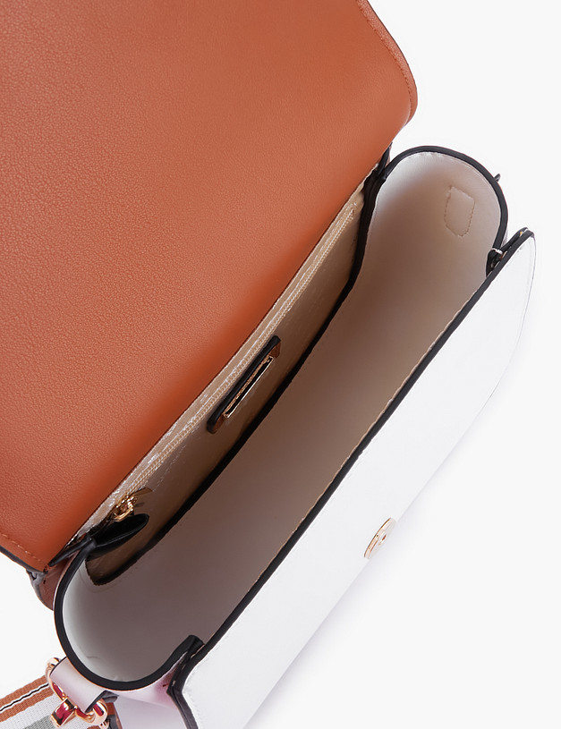 Белая женская сумка-седло MASCOTTE 626-2107-601 | ракурс 4