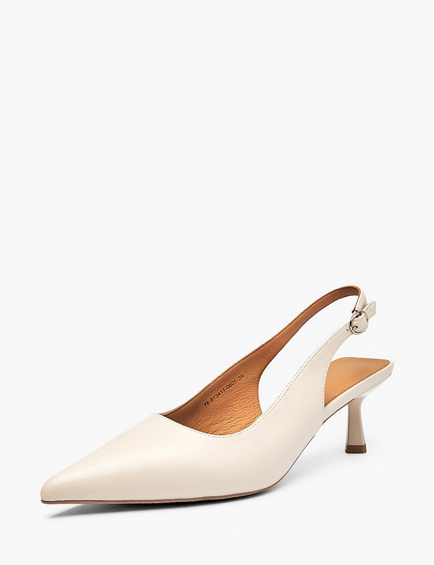 Молочные женские туфли MASCOTTE 78-613411-0601 | ракурс 2