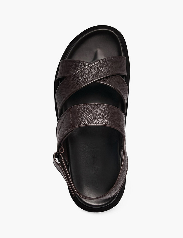 Коричневые мужские сандалии MASCOTTE 142-613761-0109 | ракурс 4