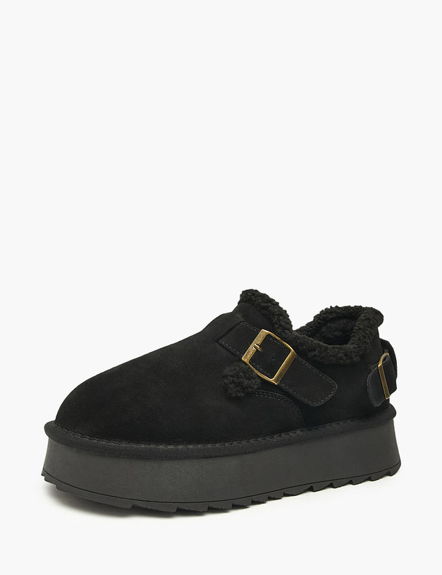 Черные женские угги MASCOTTE 234-520551-0202 | ракурс 2