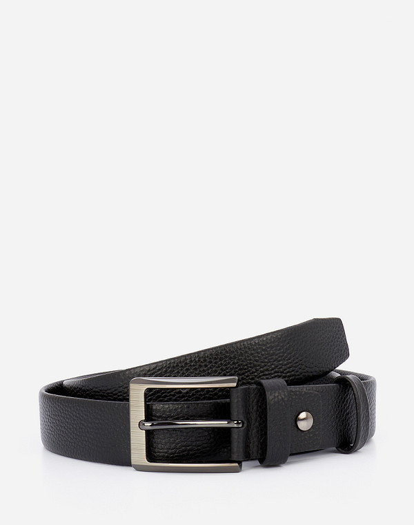 727-1238-102 Ремень муж. нат.кожа/нат.кожа черн, Mascotte