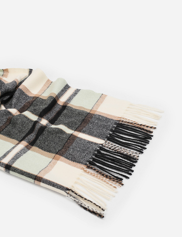 Зеленый женский шарф MASCOTTE 766-1217-2404 | ракурс 3