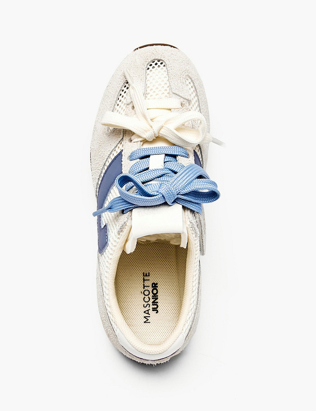 Серые детские кроссовки MASCOTTE 234-618121-0201 | ракурс 4