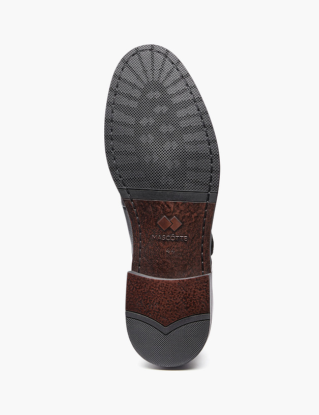 Черные мужские полуботинки MASCOTTE 15-611411-0102 | ракурс 5