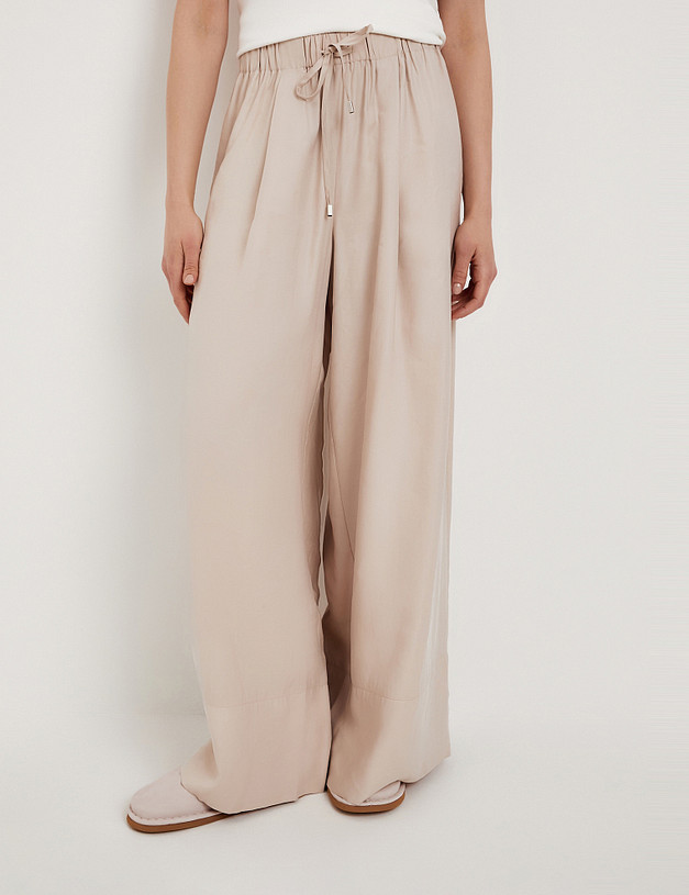 Бежевые женские брюки MASCOTTE 998-6102-2808 | ракурс 1