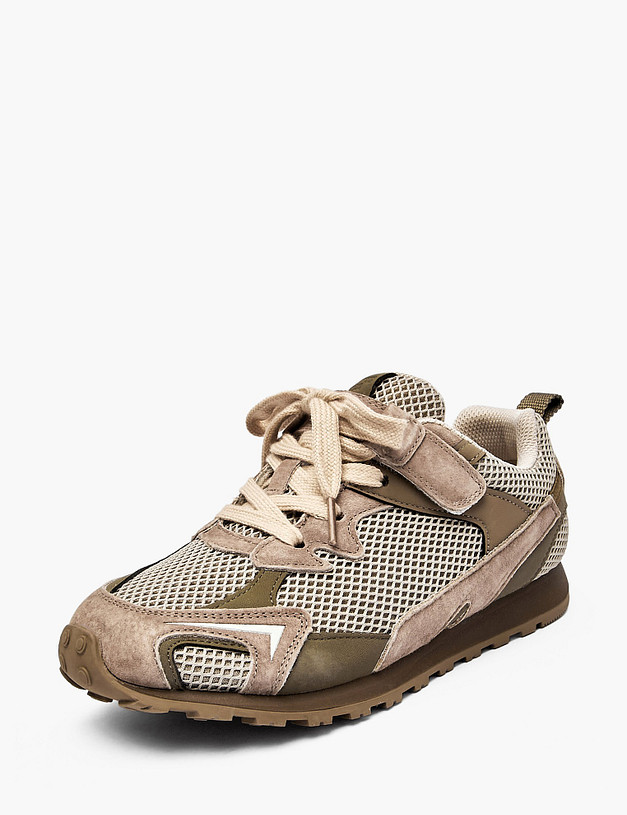 Серые детские кроссовки MASCOTTE 234-617421-0204 | ракурс 2