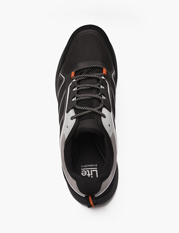 Черные мужские кроссовки MASCOTTE 18-422321-0202 | ракурс 5