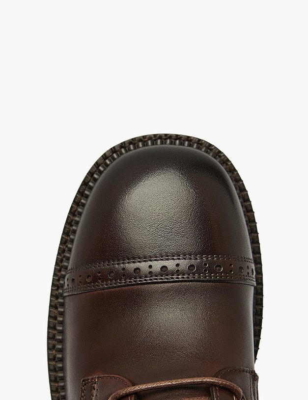 Коричневые женские ботинки MASCOTTE 58-526521-0109 | ракурс 4