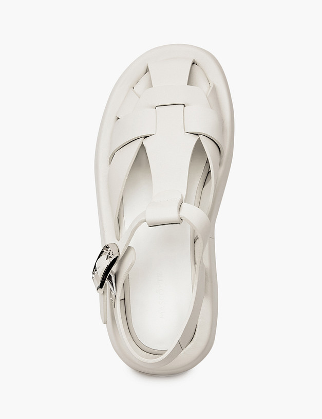 Молочные женские сандалии MASCOTTE 172-4121914-7115M | ракурс 4