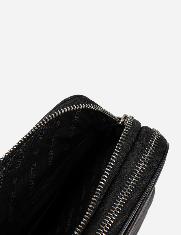 Черная мужская сумка MASCOTTE 622-1104-102 | ракурс 4 Черная мужская сумка MASCOTTE 622-1104-102 | ракурс 4