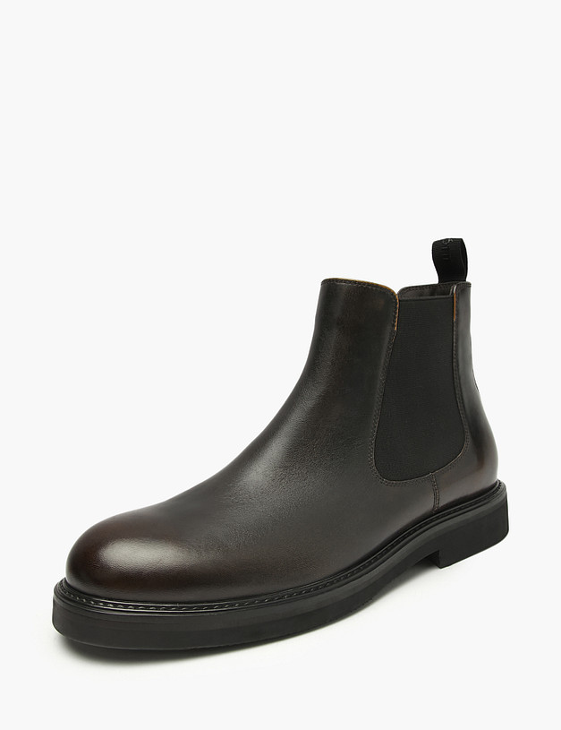 Коричневые мужские челси MASCOTTE 175-520722-6108M | ракурс 3