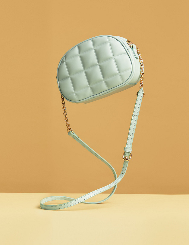 Голубая женская сумка MASCOTTE 610-2207-611 | ракурс 2