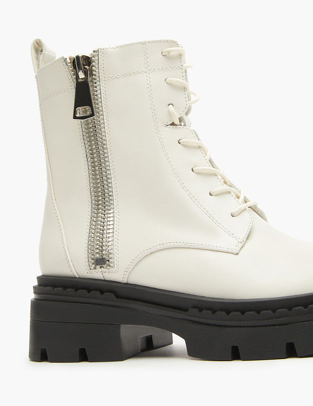 Молочные женские зимние ботинки MASCOTTE 175-3202931-7115M | ракурс 7