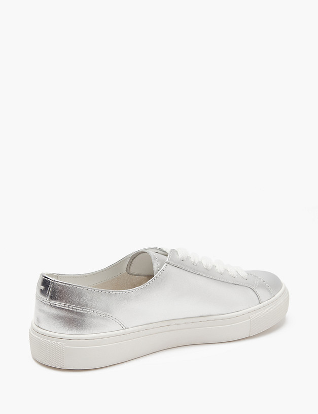 Серебристые женские кеды MASCOTTE 22-4120411-0116 | ракурс 3