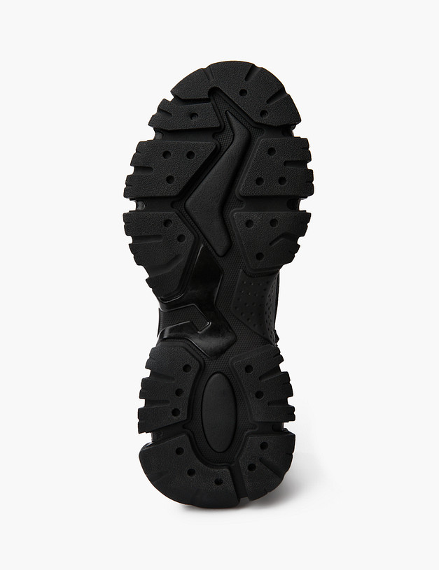 Черные женские кроссовки на массивной подошве MASCOTTE 234-223221-0602 | ракурс 5 Черные женские кроссовки на массивной подошве MASCOTTE 234-223221-0602 | ракурс 5