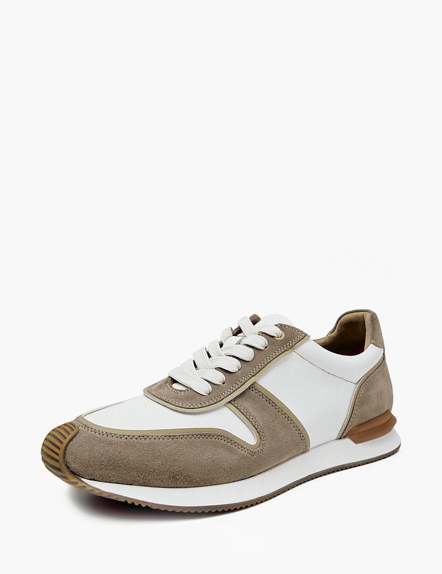 Бежевые мужские кроссовки MASCOTTE 22-412711-3267M | ракурс 3