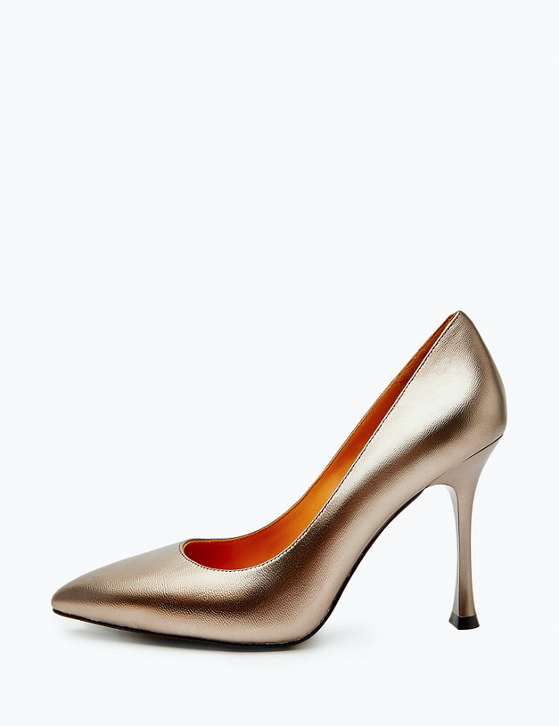 Бронзовые женские туфли MASCOTTE 172-318711-0517 | ракурс 2