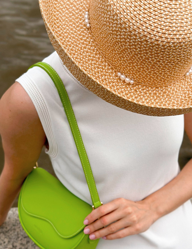 Бежевая женская плетеная шляпа MASCOTTE 783-4101-1009 | ракурс 2 Бежевая женская плетеная шляпа MASCOTTE 783-4101-1009 | ракурс 2