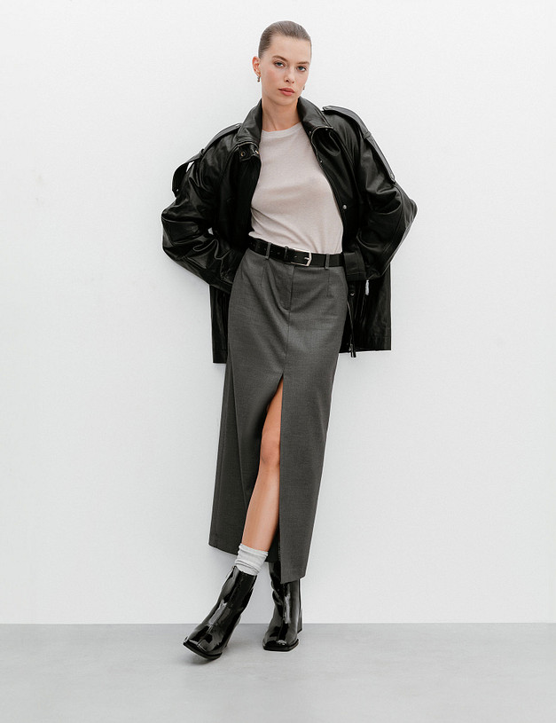 Черные женские ботильоны MASCOTTE 234-421221-0702 | ракурс 2